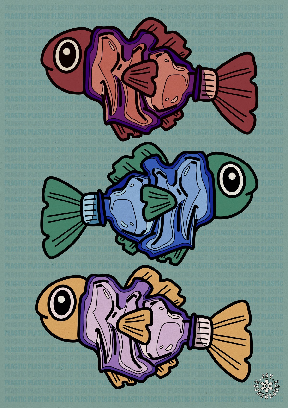Plastic fishies