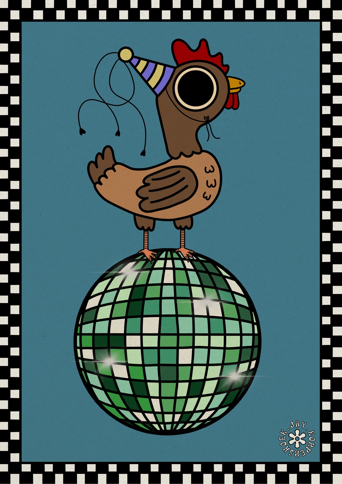 Disco chicken